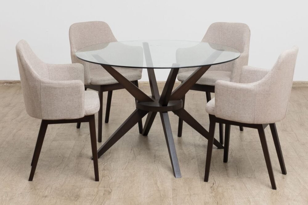 ROBIN Round + 4 Chairs